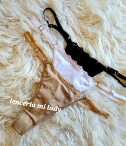 Regulables Nude con Puntilla