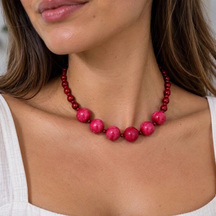 Collar Perlas y Cuencas