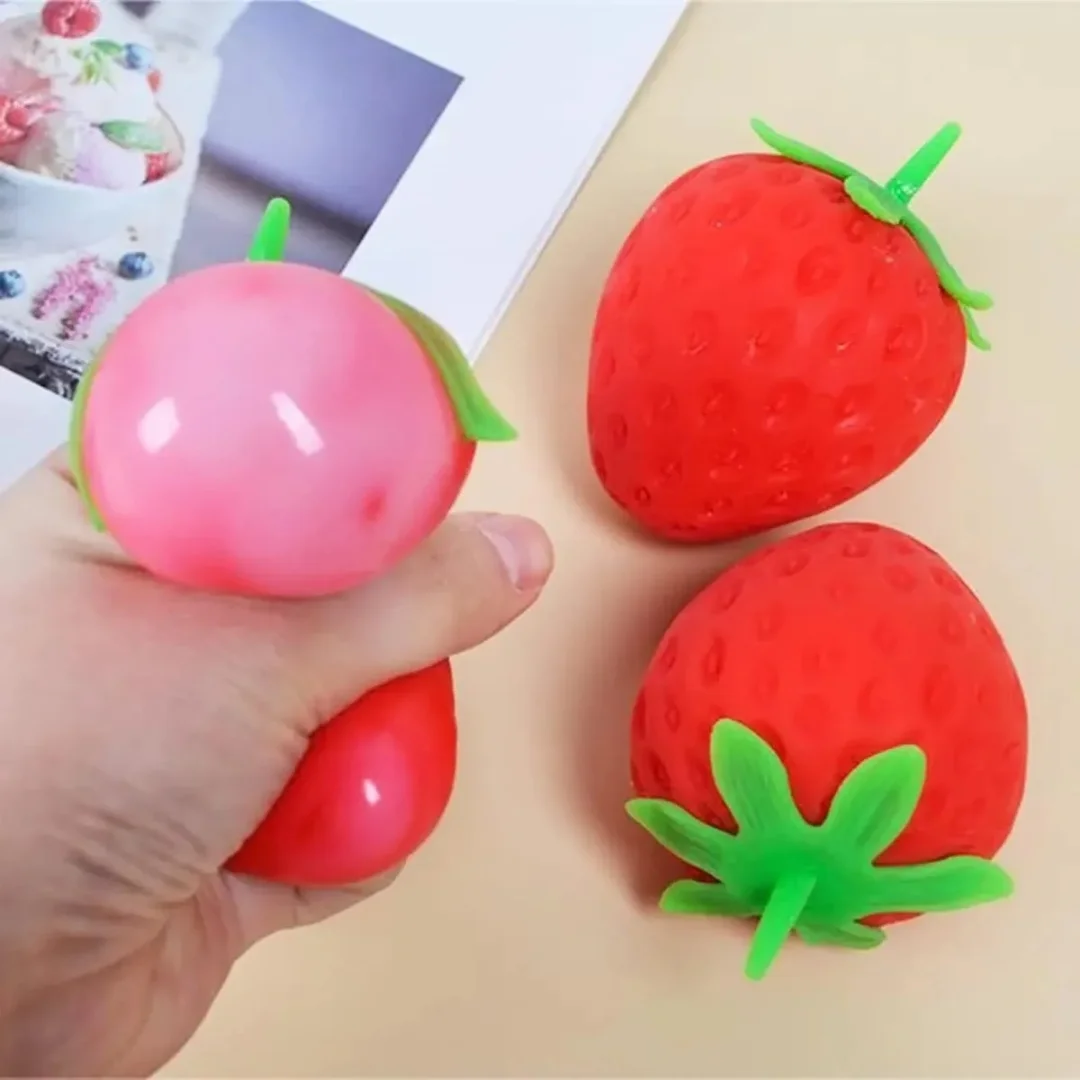 Juguete Squishy Antiestrés Diseño de Frutas - Imagen 2