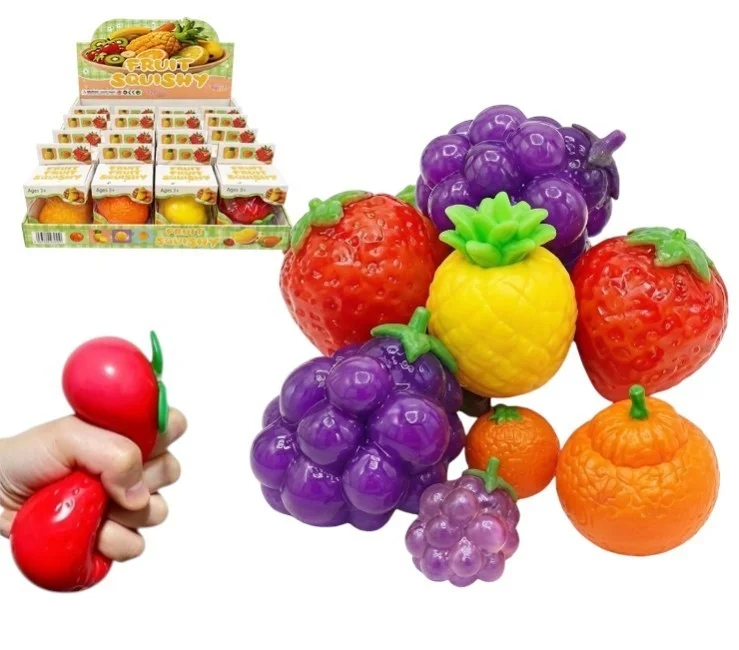 Juguete Squishy Antiestrés Diseño de Frutas - Imagen 5