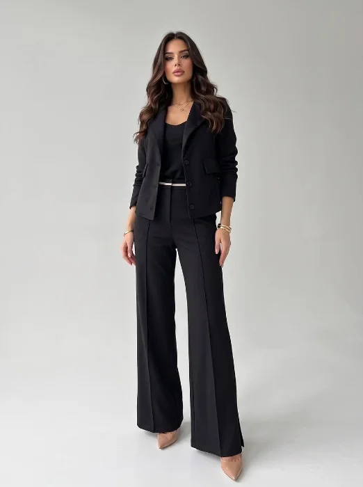 Conjunto Damaris Elastizado Bleizer y Pantalon
