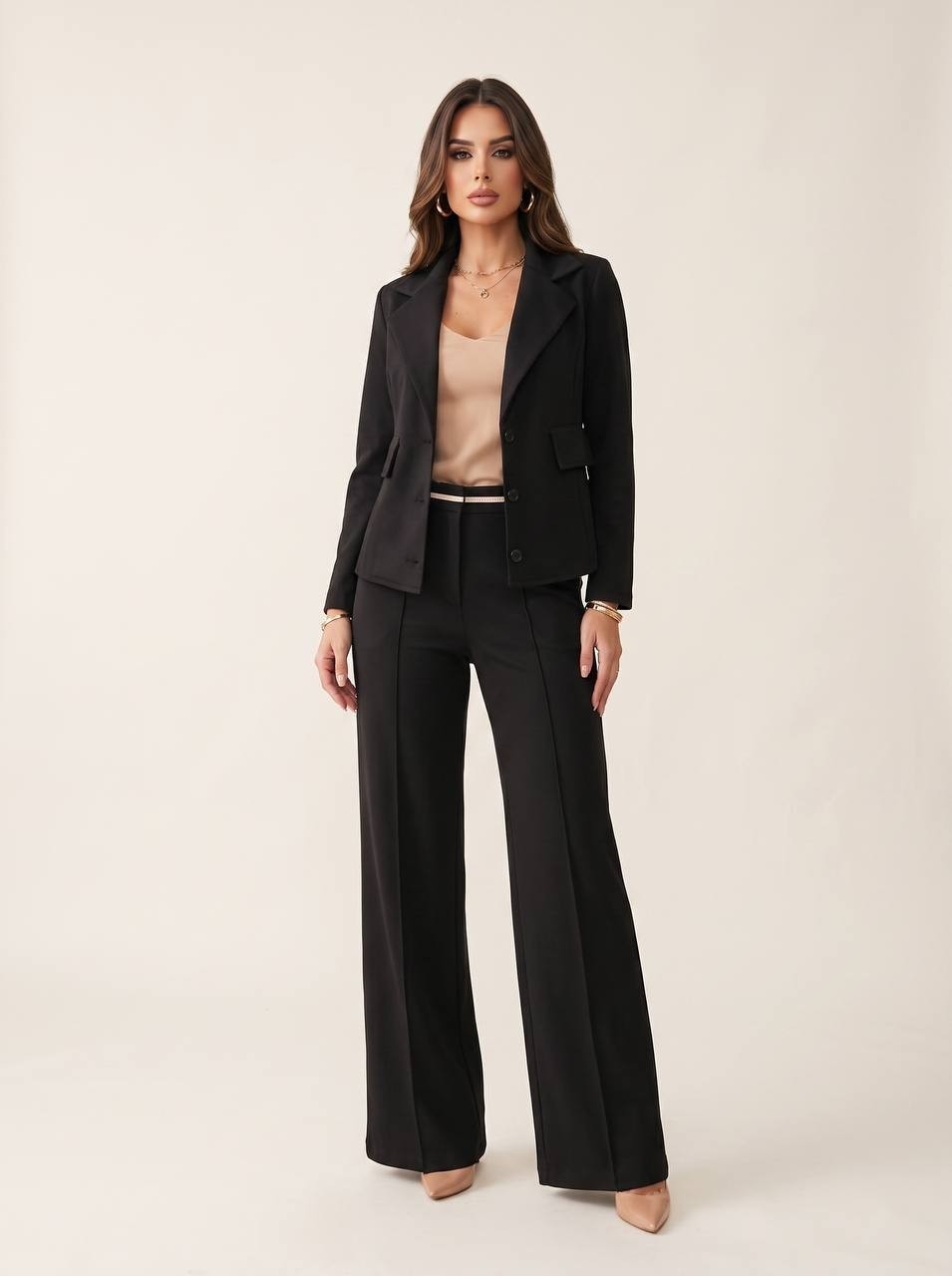 Conjunto Damaris Elastizado Bleizer y Pantalon - Imagen 7