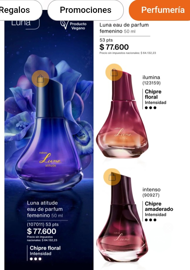 Gran Ofertas de Perfumes Natura Lunas y Kriskas - Imagen 2
