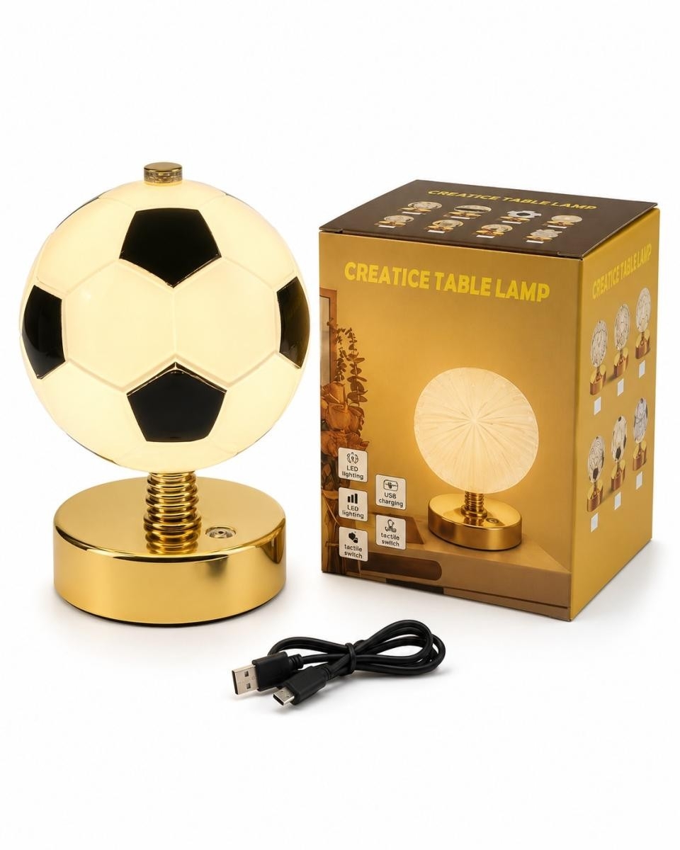 Velador Pelota de Futbol Touch 3 Tonos - - Imagen 3