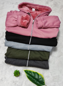 Campera Friza con Piel !! Talles Reales - Miniatura 2