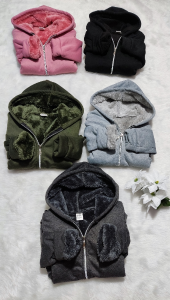 Campera Friza con Piel !! Talles Reales - Miniatura 3