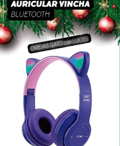 Oferta/auricular Cat a Bluetooth con Luces. 2x$45.000