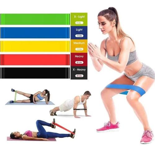 Bandas Elásticas de Entrenamiento y Resistencia X 4u