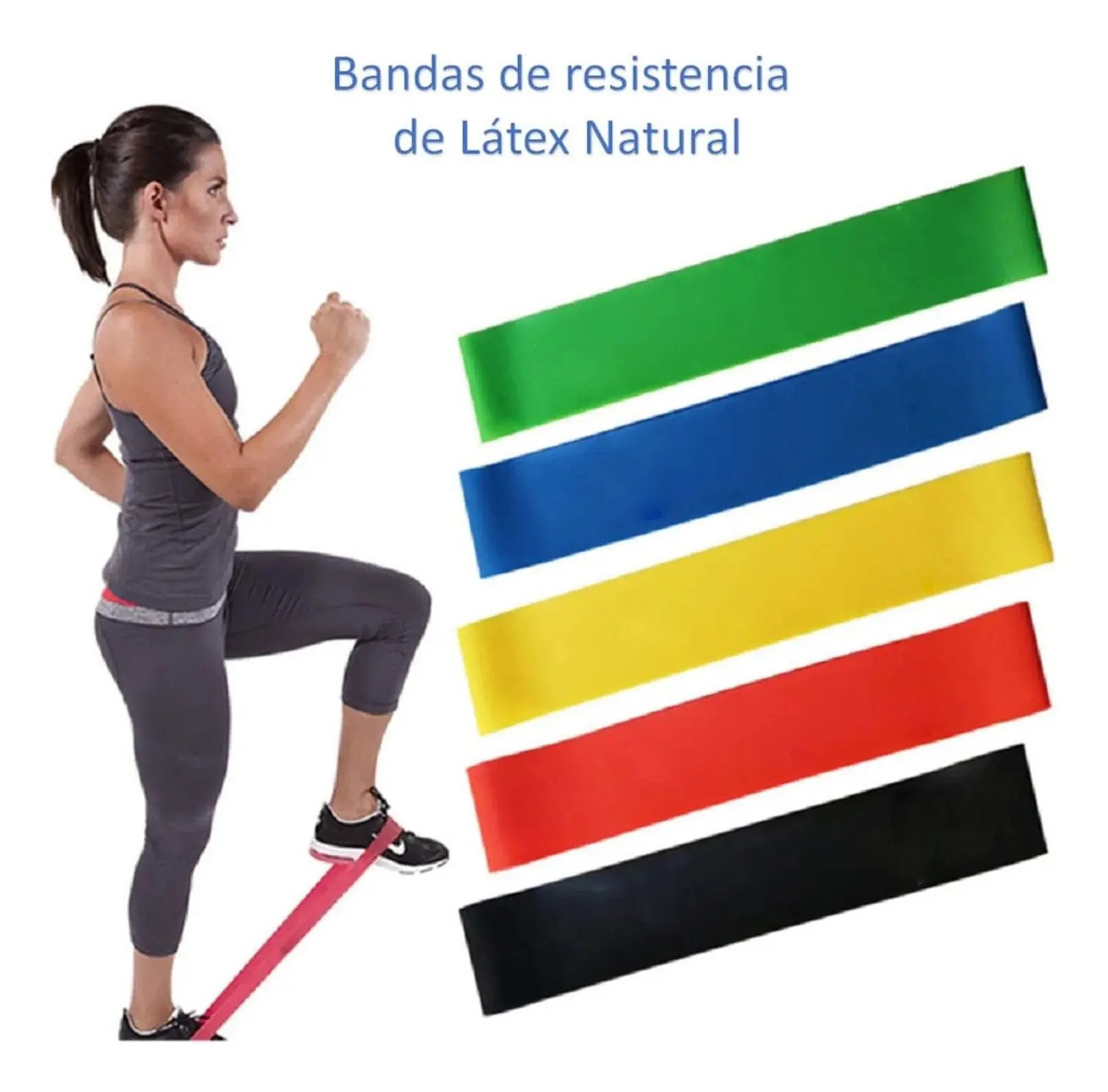 Bandas Elásticas de Entrenamiento y Resistencia X 4u - Imagen 3