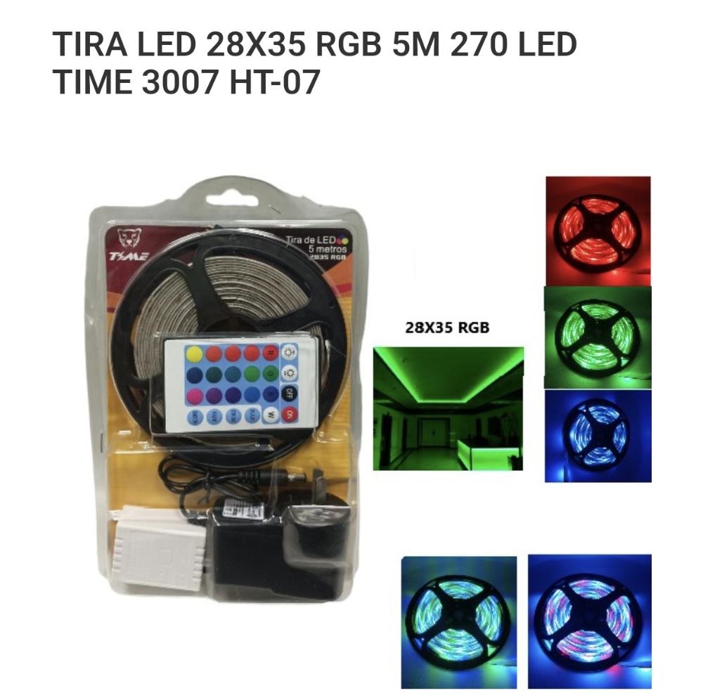 Tira Led Rgb 5mts 2835 - Imagen 1