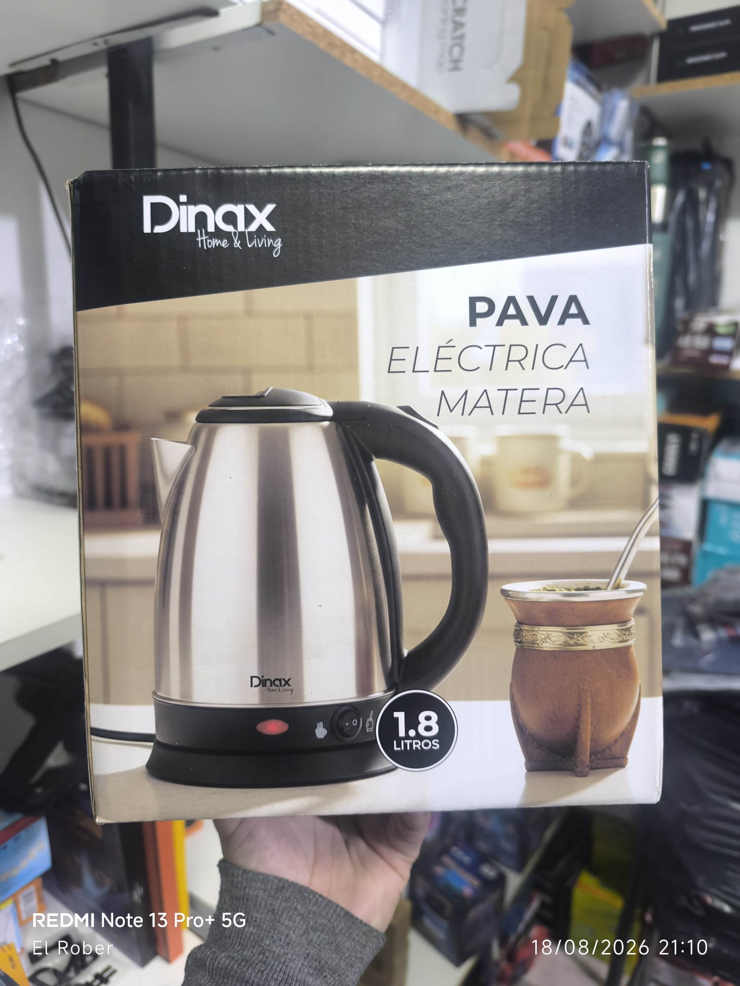 Pava Eléctrica con Corte Mate 1.8l - Imagen 3