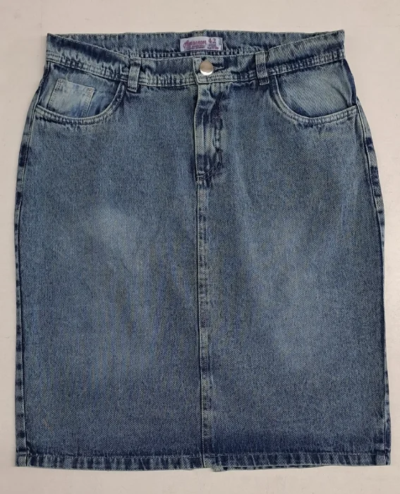 Jeans Rígido Azul Oxido Clásico  y Gris Nevado