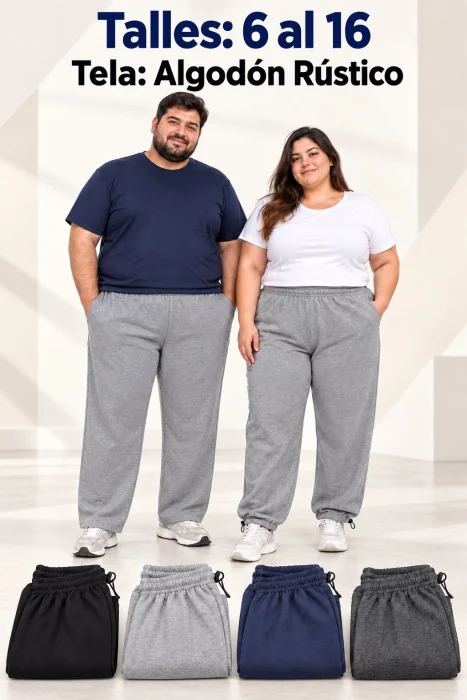 Pantalones Rústicos con Regulador Especiales Unisex