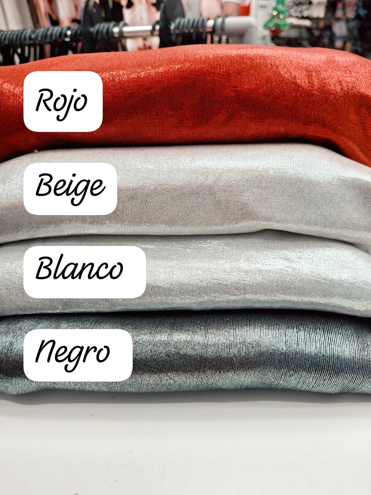 Musculosa Espejo X Talles - Rib Microfibra Foil - Imagen 2
