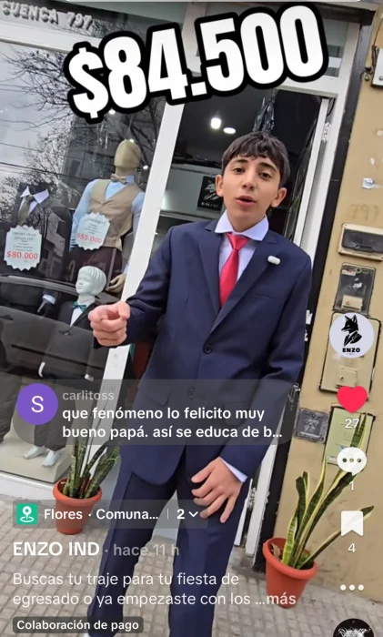 Traje Completo Fiestas