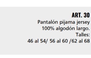 Pantalón Pijama Largo Jersey - Imagen 2