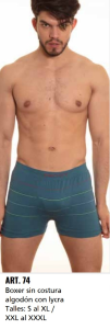 Boxer sin Costura Modal con Microfibra