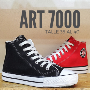 Botita Lona Estilo Converse (art 7000) - Miniatura 5