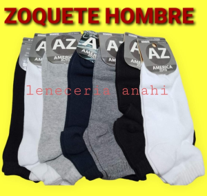 Zoquete Hombre Algodón Liso