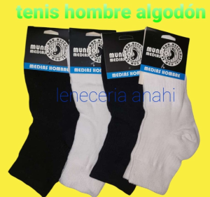 Tenis Mundo Hombre Liso Algodón