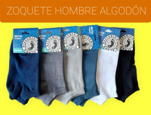 Zoquete Mundo Hombre Liso Algodón