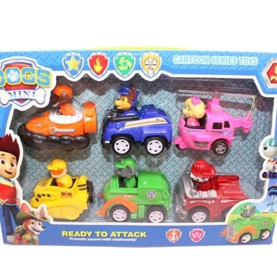 Set X 6 Paw Patrol - Imagen 2