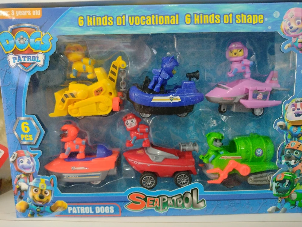 Set X 6 Paw Patrol - Imagen 1
