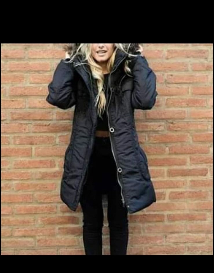Parka Impermeable Especial Modelo Importado Mujer con Peluche - Imagen 1
