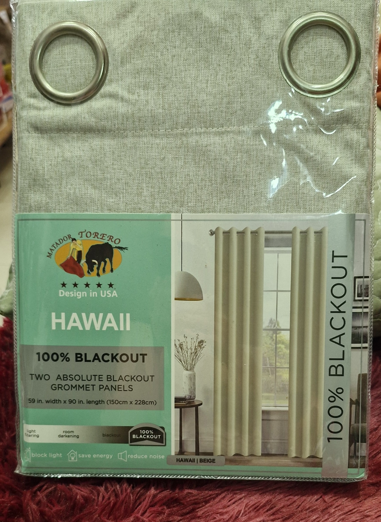 Cortinas Black Out Lino - Imagen 2