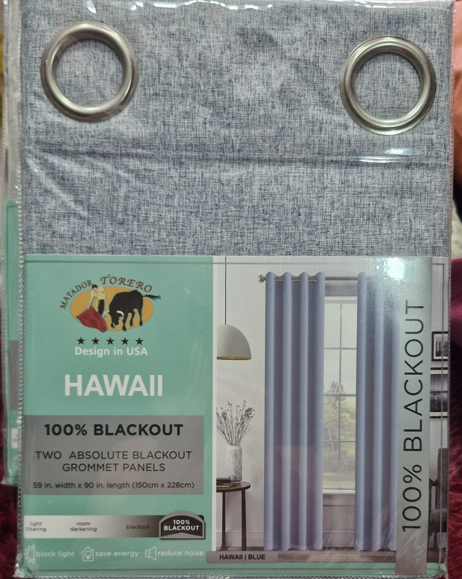 Cortinas Black Out Lino - Imagen 3