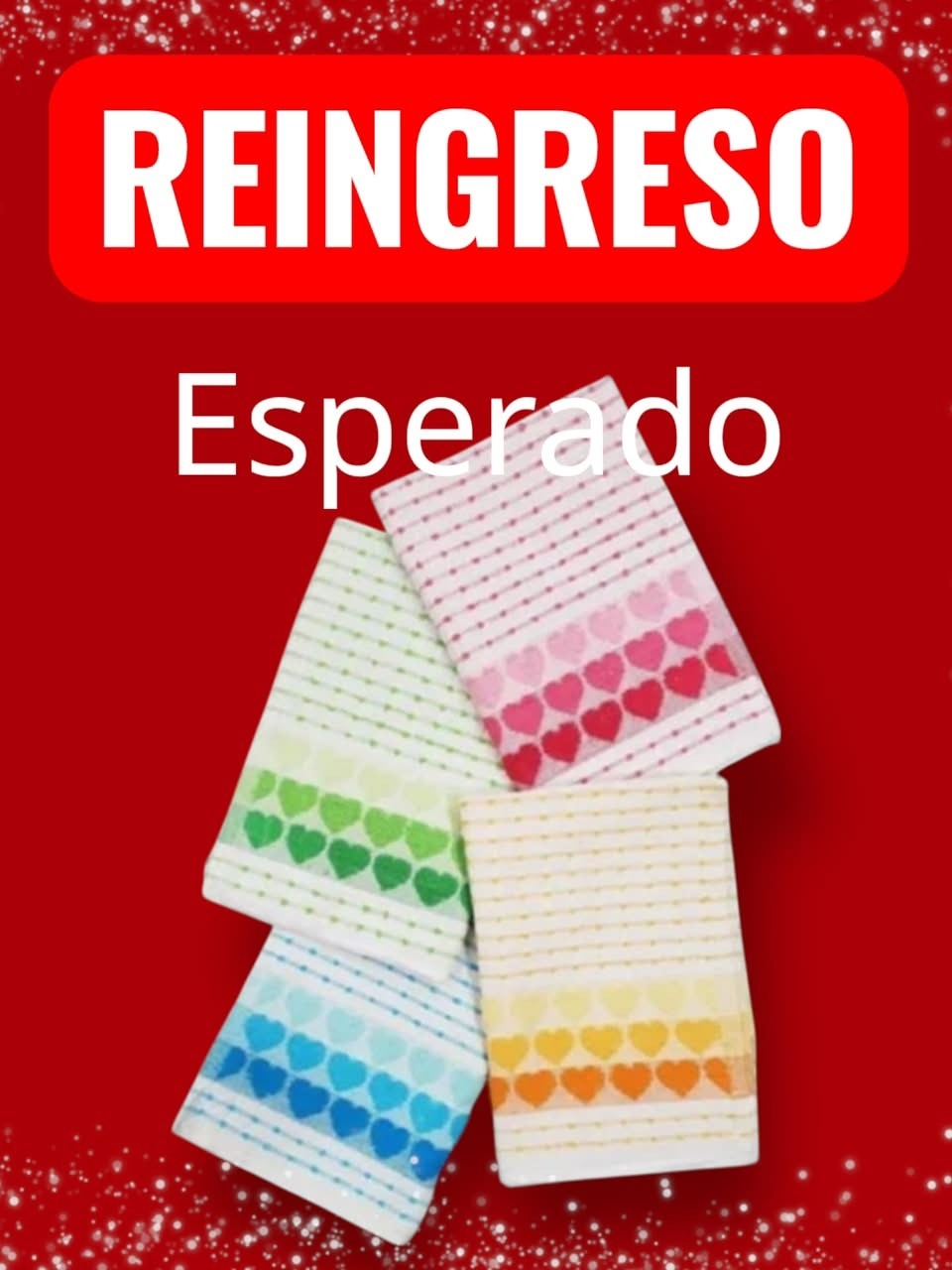 Repasadores Corazón Algodon - Imagen 2