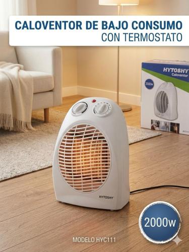 Caloventor Hytoshy 2 Niveles 1000 y 2000w - Miniatura 1