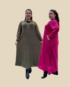 Vestidos Largos de Lanilla