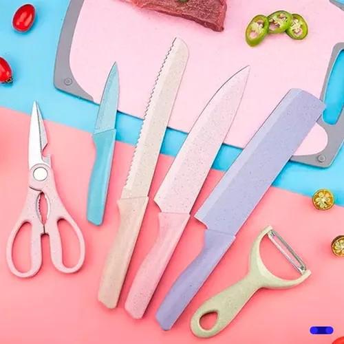 Set de Cuchillos de Colores 6 Pzs Melech-339 - Miniatura 2
