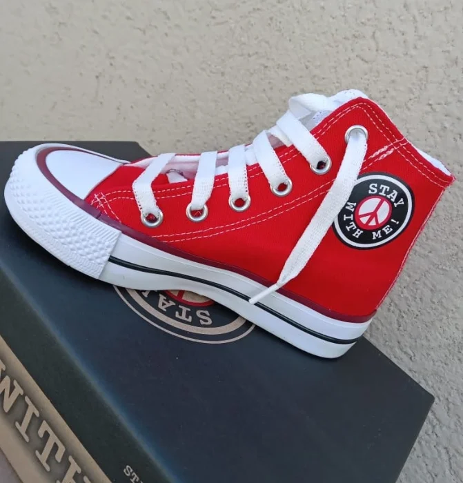 Botita Lona Infantil Estilo Converse (7000 Kids)