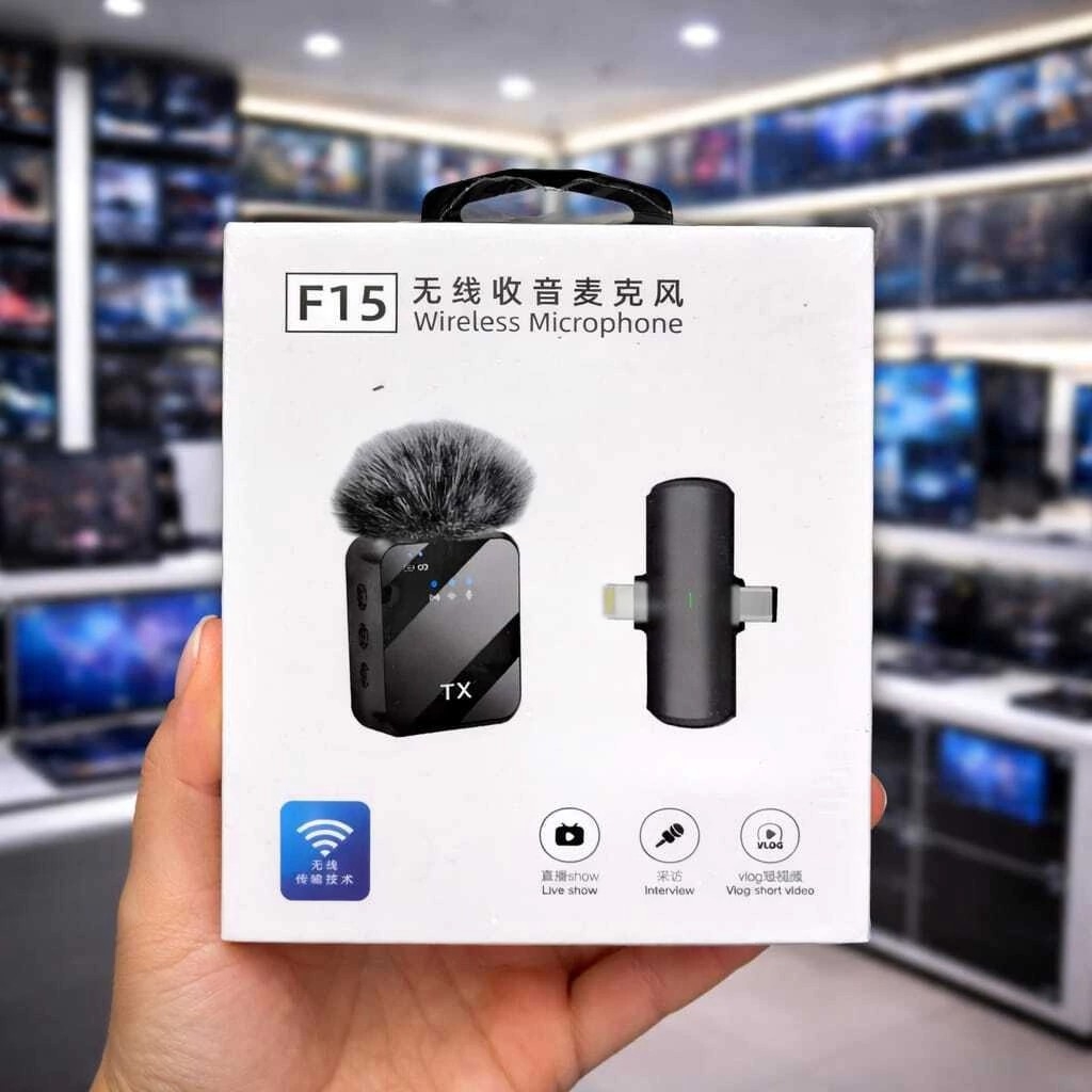 Micrófono Corbatero F11 Receptor 3 en 1 Calidad Premium - Imagen 7