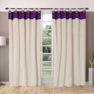Juego Cortinas Madras con Faldon - Miniatura 3