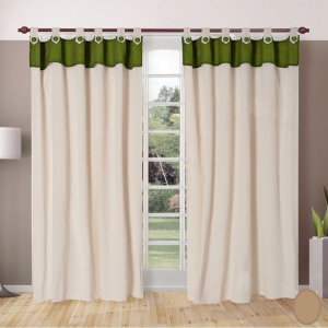 Juego Cortinas Madras con Faldon - Miniatura 4
