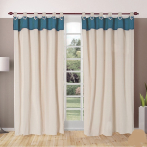 Juego Cortinas Madras con Faldon - Miniatura 5