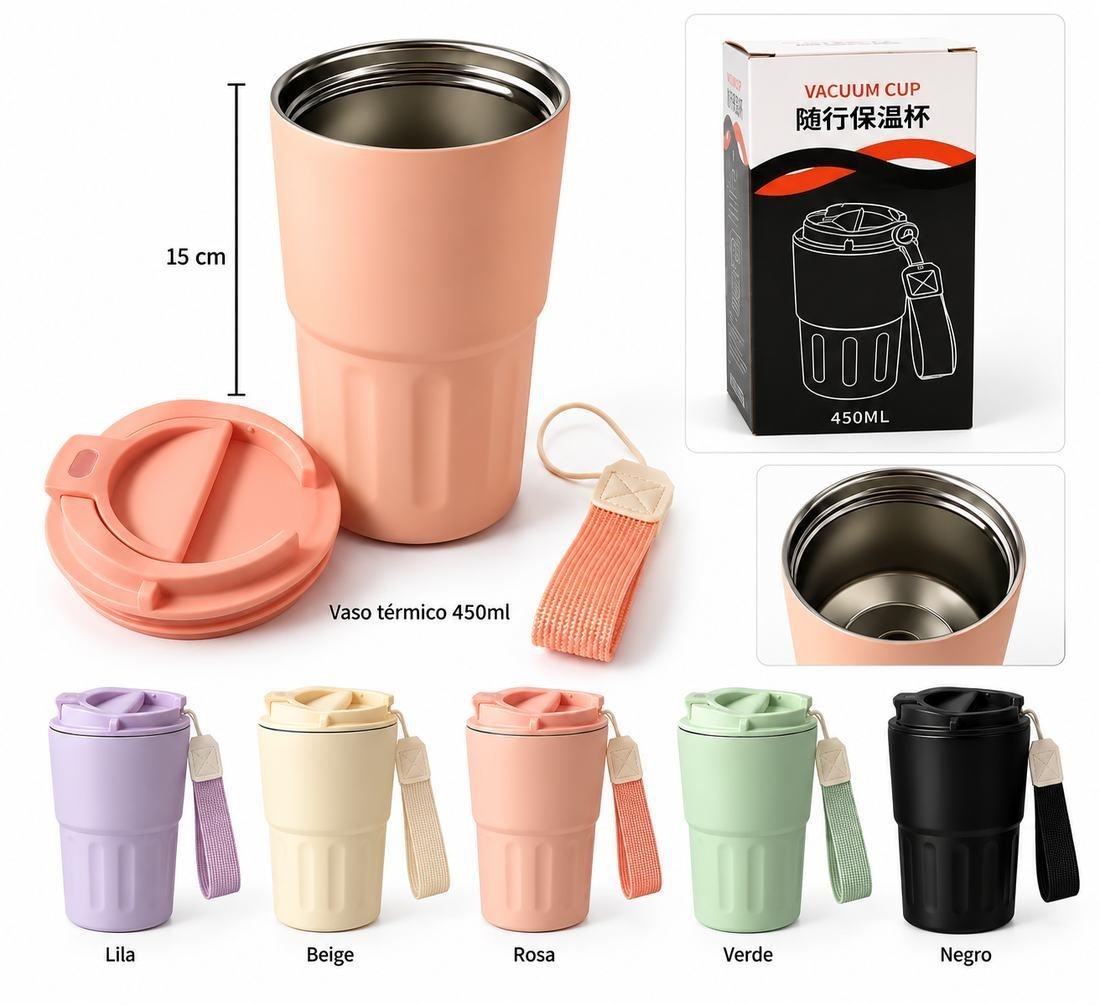 Vaso Taza Termica 450ml - Imagen 2