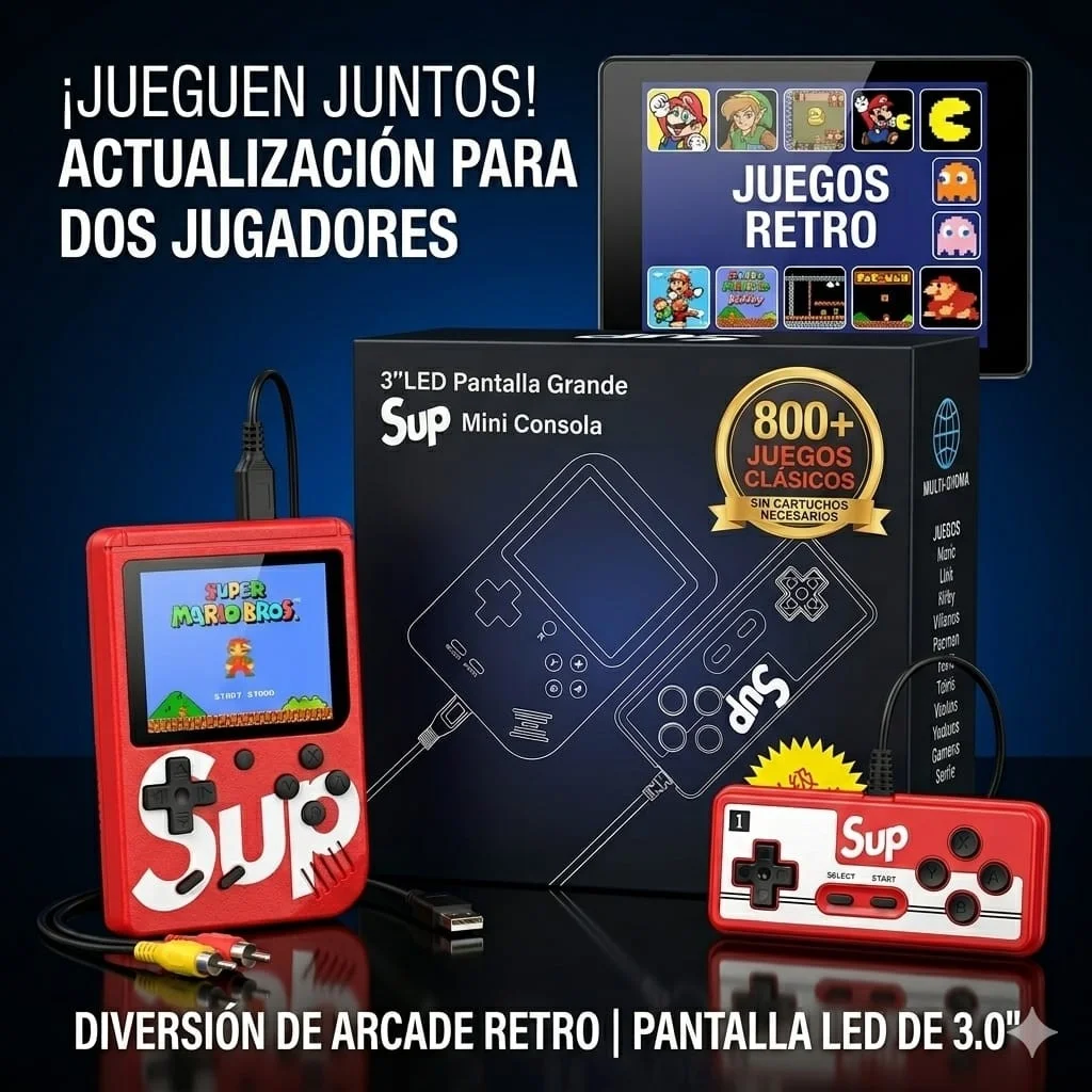 Consola Sup con Joystick 400 en 1 - Imagen 1