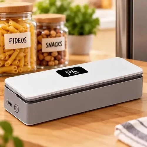 Mini Selladora Portatil D Bolsas Recargable Hogar Cocina Usb - Imagen 4