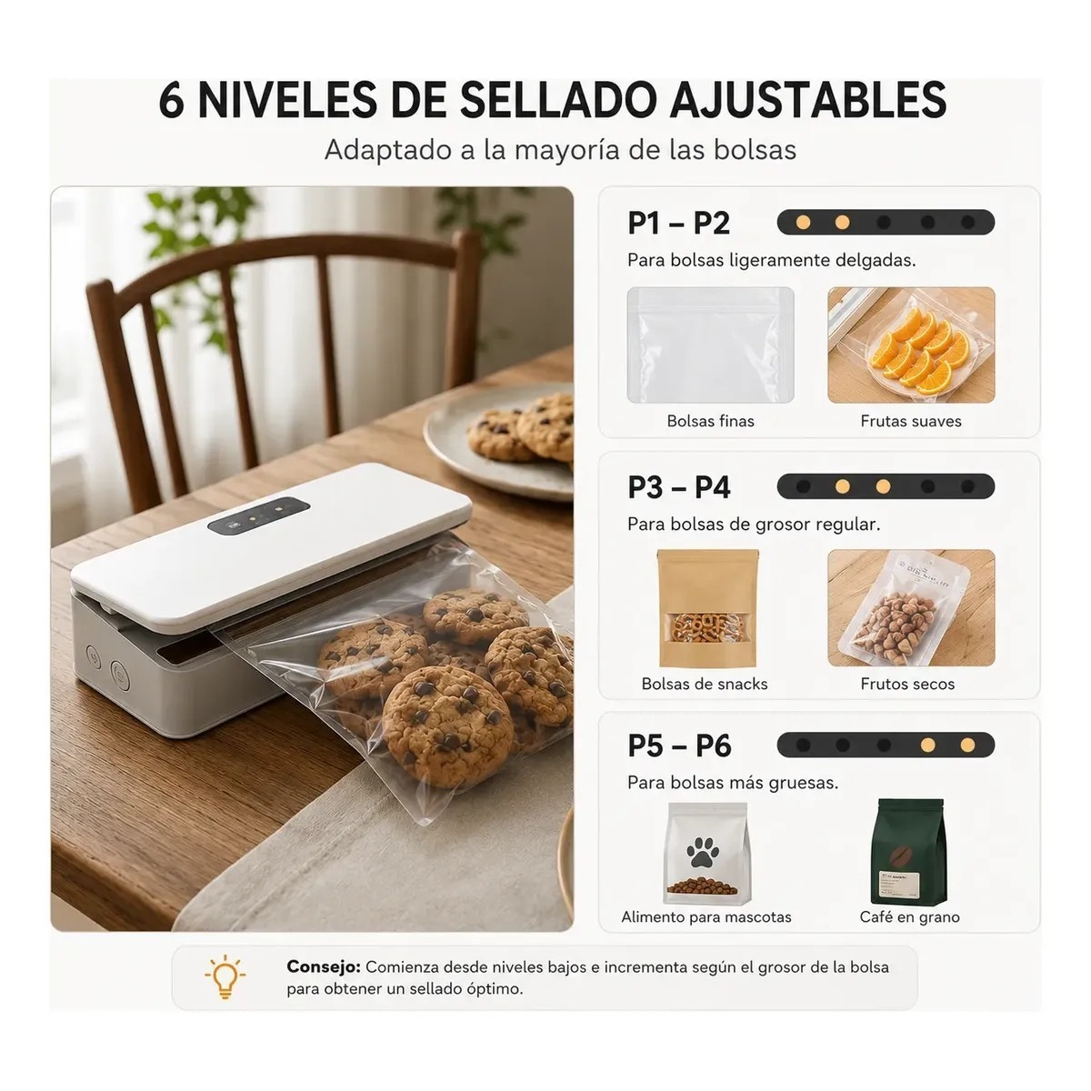 Mini Selladora Portatil D Bolsas Recargable Hogar Cocina Usb - Imagen 7