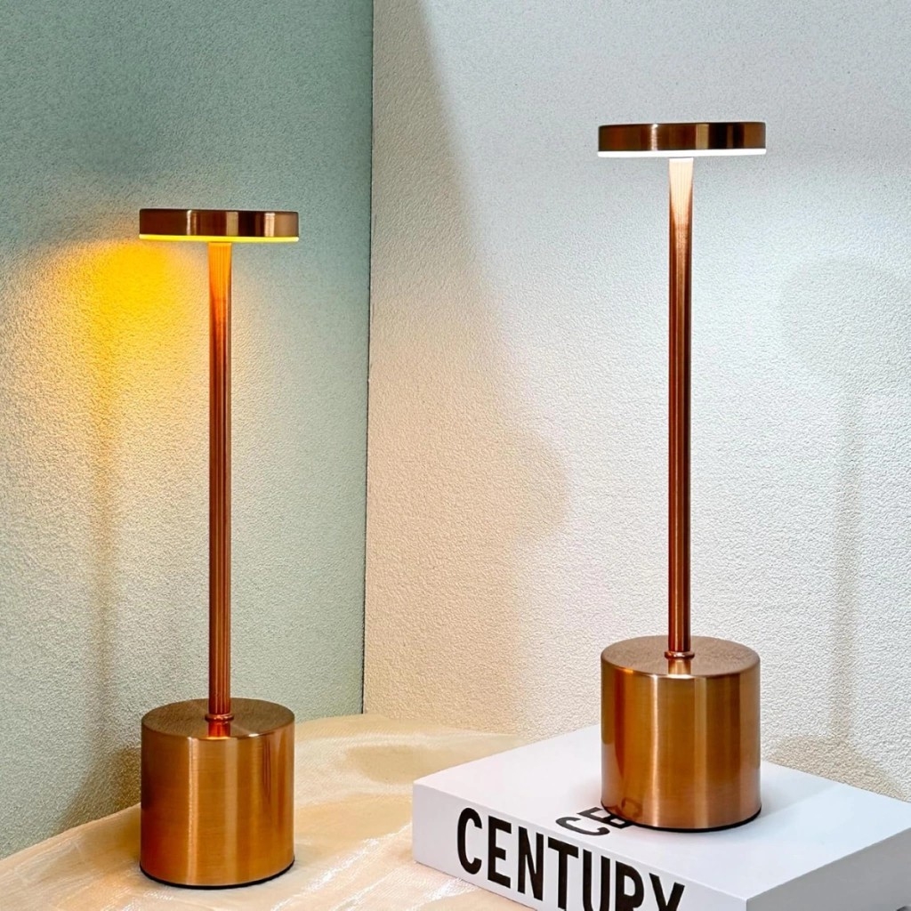 Lampara Velador Led Recargable 3 Tonos Tactil - Imagen 9
